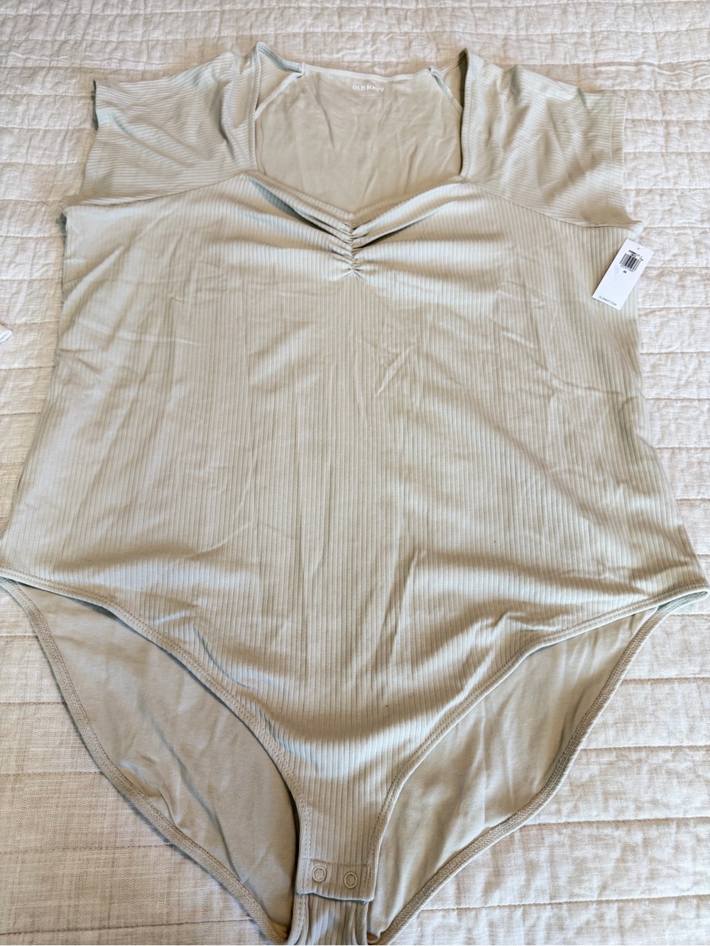 Old Navy Ribbed V-Neck Bodysuit